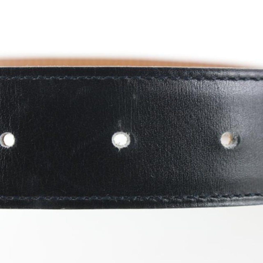 Hermès 32mm Black x Brown Reversible H Logo Belt Kit 93h719s - Picture 12 of 12